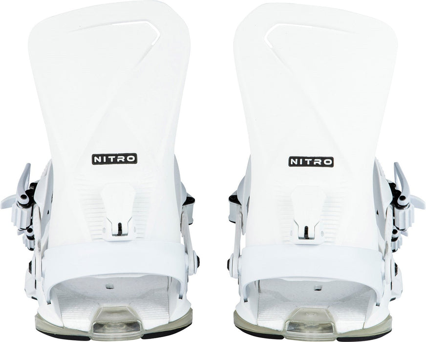 Nitro Phantom Snowboard Bindings Medium (US Men's 7 - 10.5) White New 2024