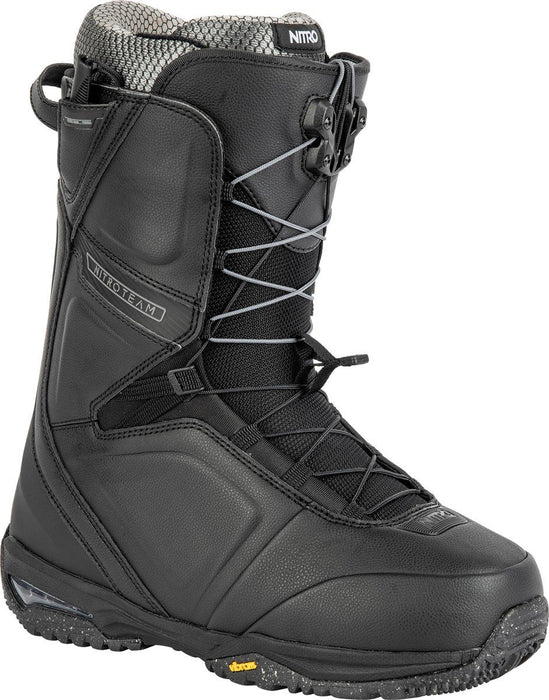Nitro Team TLS Snowboard Boots, US Men's Size 11.5, Black New 2024