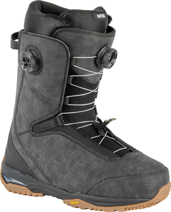 Nitro Chase Dual Boa Snowboard Boots, US Men's 11.5, Black New 2024 — Boarderline Insanity Nitro Chase Dual Boa Snowboard Boots, US Men's 11.5, Black New 2024 — Boarderline Insanity