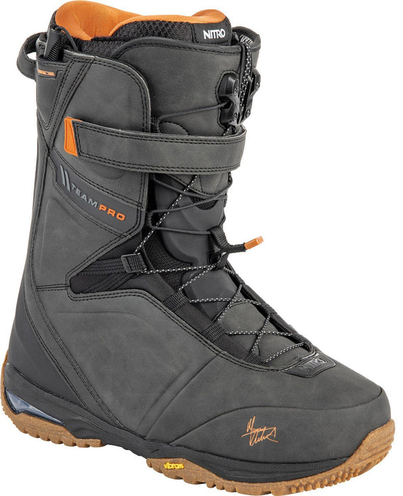 Nitro Team Pro MK TLS Snowboard Boots, US Men's Size 12.5, Black New 2024