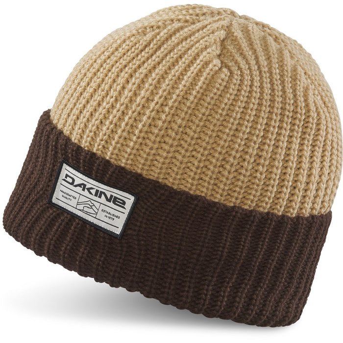 Dakine Albert Rib Knit Cuff Unisex Beanie OSFM Tan / Mole Brown New