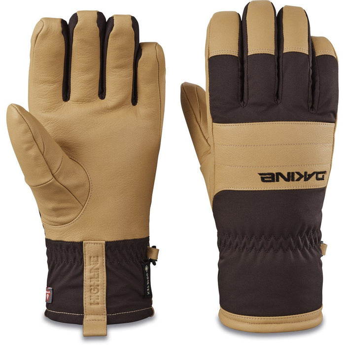 Dakine Baron Goretex Snowboard Gloves, Men's Large, Tan/Mole New