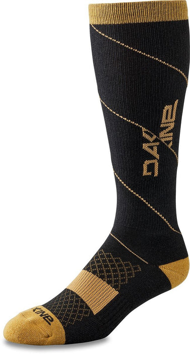 Dakine Berm Tall Bike Cycling Socks Men's M/L US 9-12 Black / Tan New