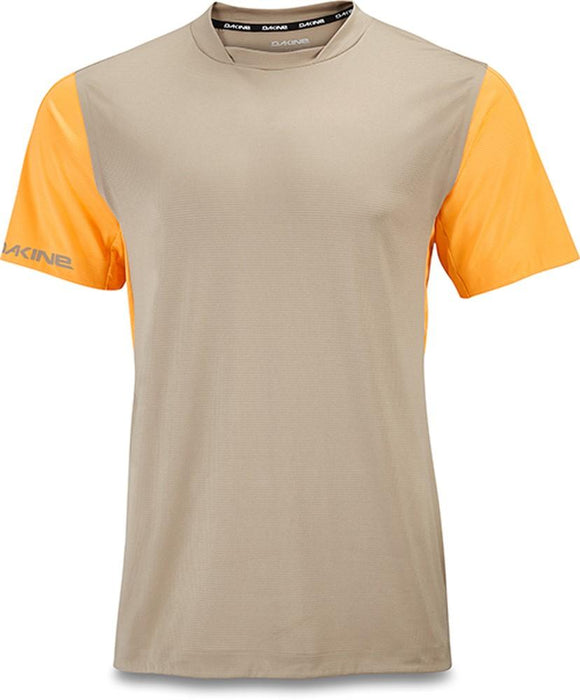 Dakine Boundary Short Sleeve Cycling Bike Jersey Shirt, Men's Large, Golden Glow