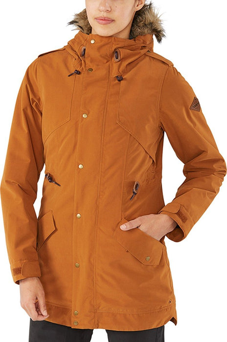 Dakine Women's Brentwood Snowboard Jacket Medium Ginger New