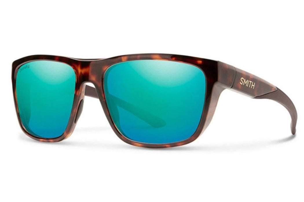 Smith Barra Sunglasses Havana Frame, Polarized Opal Mirror Lens New