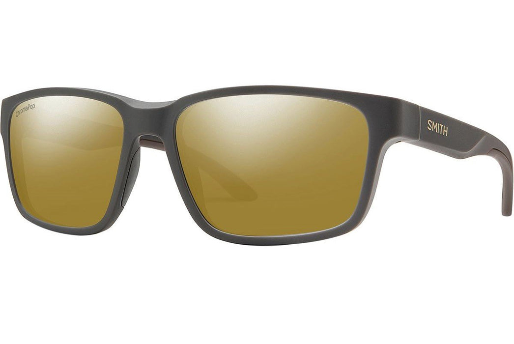 Smith Basecamp Sunglasses Matte Gravy Frame, Polarized Bronze Mirror Lens New
