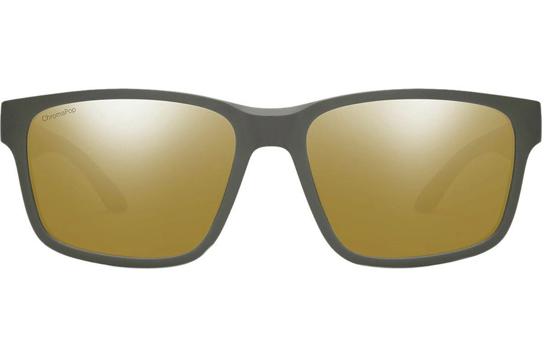 Smith Basecamp Sunglasses Matte Gravy Frame, Polarized Bronze Mirror Lens New