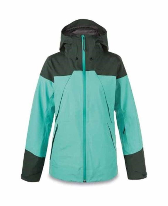 Dakine Womens Beretta Gore-Tex Shell Snowboard Jacket Medium Lagoon Indica Green