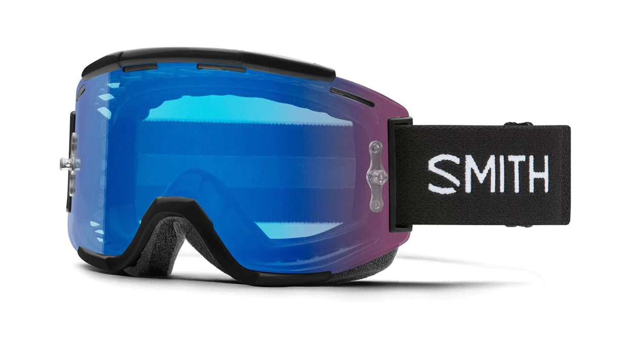 Smith Squad MTB / Bike Goggles Black ChromaPop Contrast Rose + Bonus Lens New