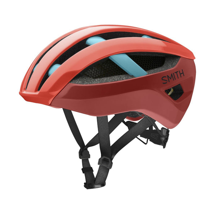 Smith Network MIPS Bike Helmet, Adult Medium, (55-59 cm) Poppy Terra Storm New
