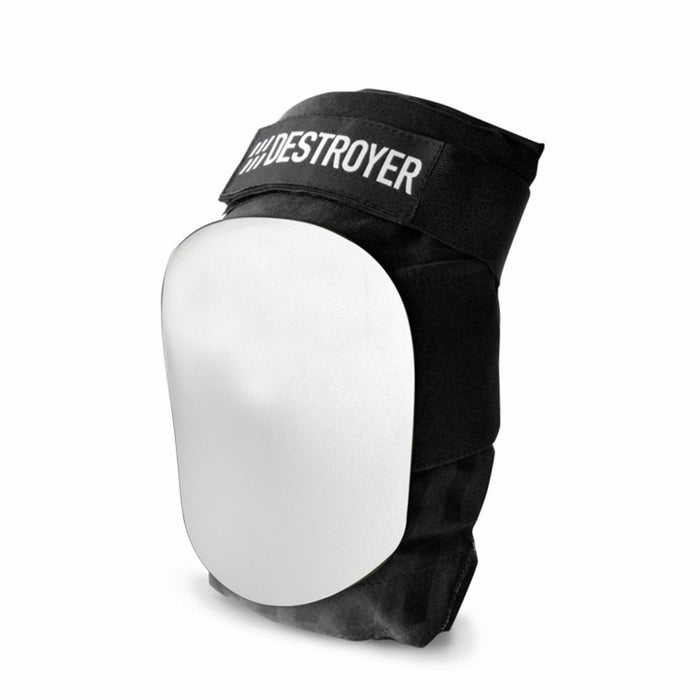 Destroyer Am Skate Knee Pads (Set of 2) Extra Small/XS, Black/White A/Series New