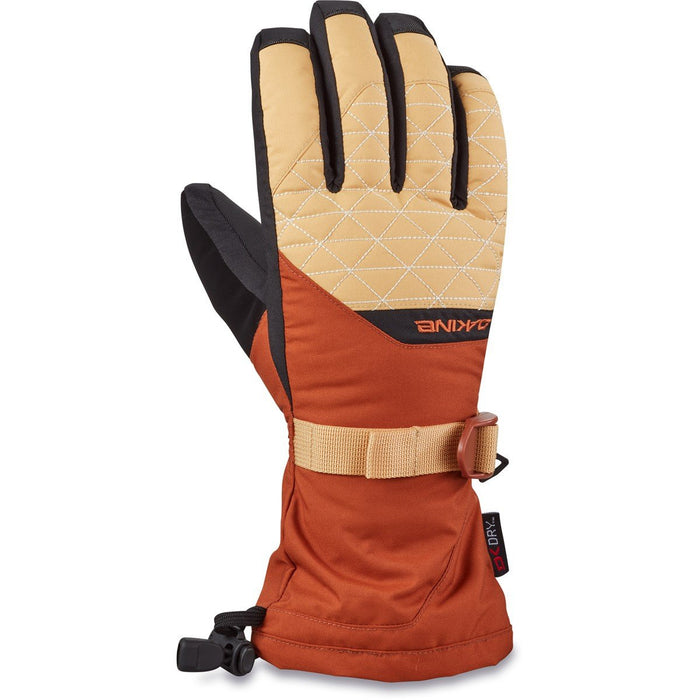 Dakine Camino Snowboard Gloves Womens Medium Gingerbread/Tan w/Removeable Liner