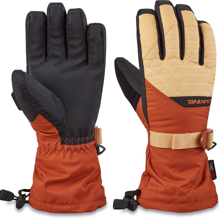 Dakine Camino Snowboard Gloves Womens Medium Gingerbread/Tan w/Removeable Liner