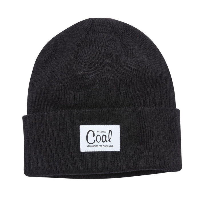 Coal The Mel Recycled Polylana Jersey Knit Women's Beanie Solid Black
