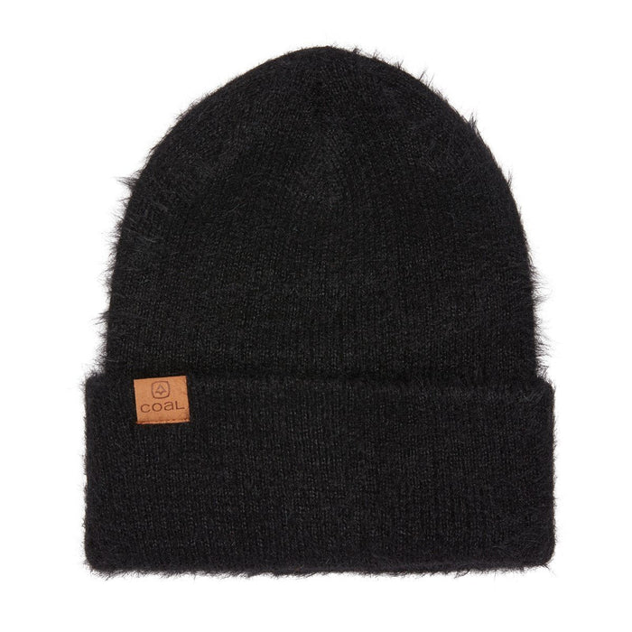 Coal The Pearl Fuzzy Knit Women's Beanie Solid Black