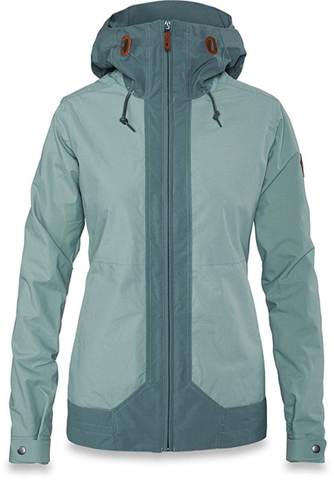 Dakine Womens Cranbrook Shell Snowboard Jacket Medium Coastal / Balsam Green New
