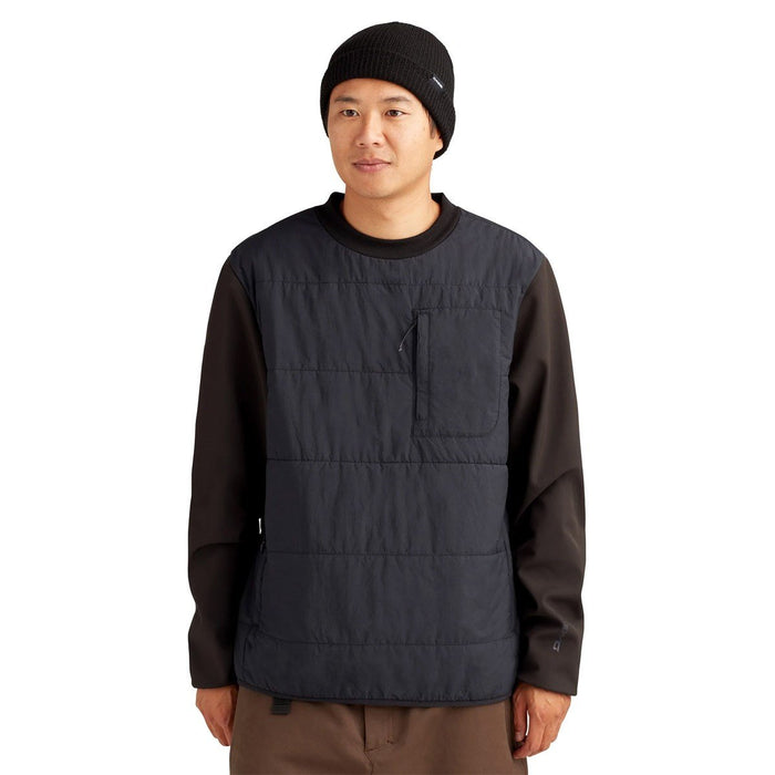 Dakine Cruiser Insulated Crew Pullover Shirt Jacket Unisex Large Black