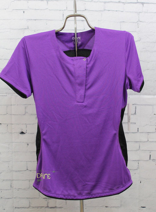 Dakine Women's Cadence Zip Short Sleeve Bike Cycling Jersey Shirt Medium Grape