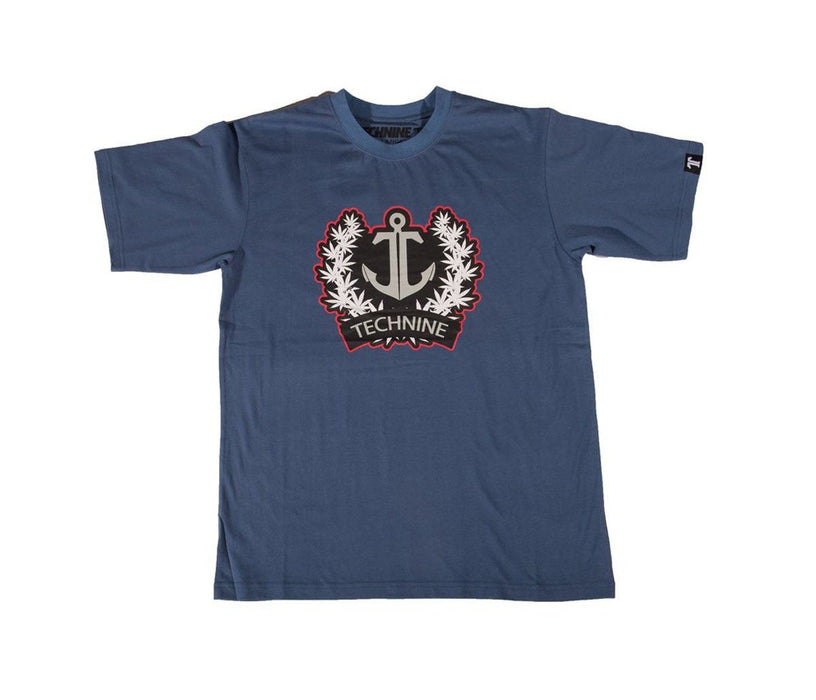 Technine Mens Captain Short Sleeve T-Shirt XL Navy New