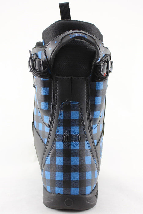 Celsius Fenom-Ozone Snowboard Boots 7 Cyan Plaid New Old Stock NOS
