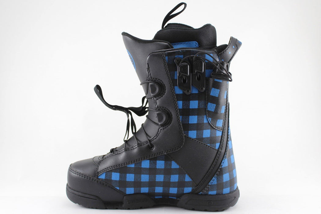 Celsius Fenom-Ozone Snowboard Boots 7.5 Cyan Plaid New Old Stock