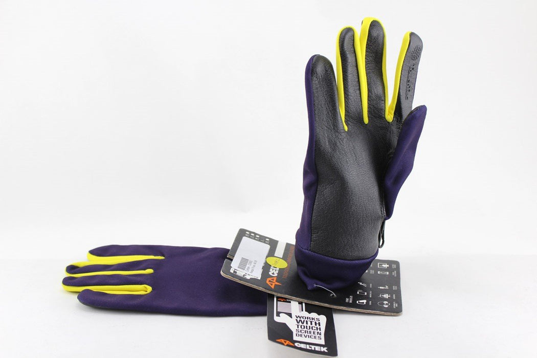 Celtek Ruble Touchtec Touchscreen Gloves, Men's Size Large, Purple New