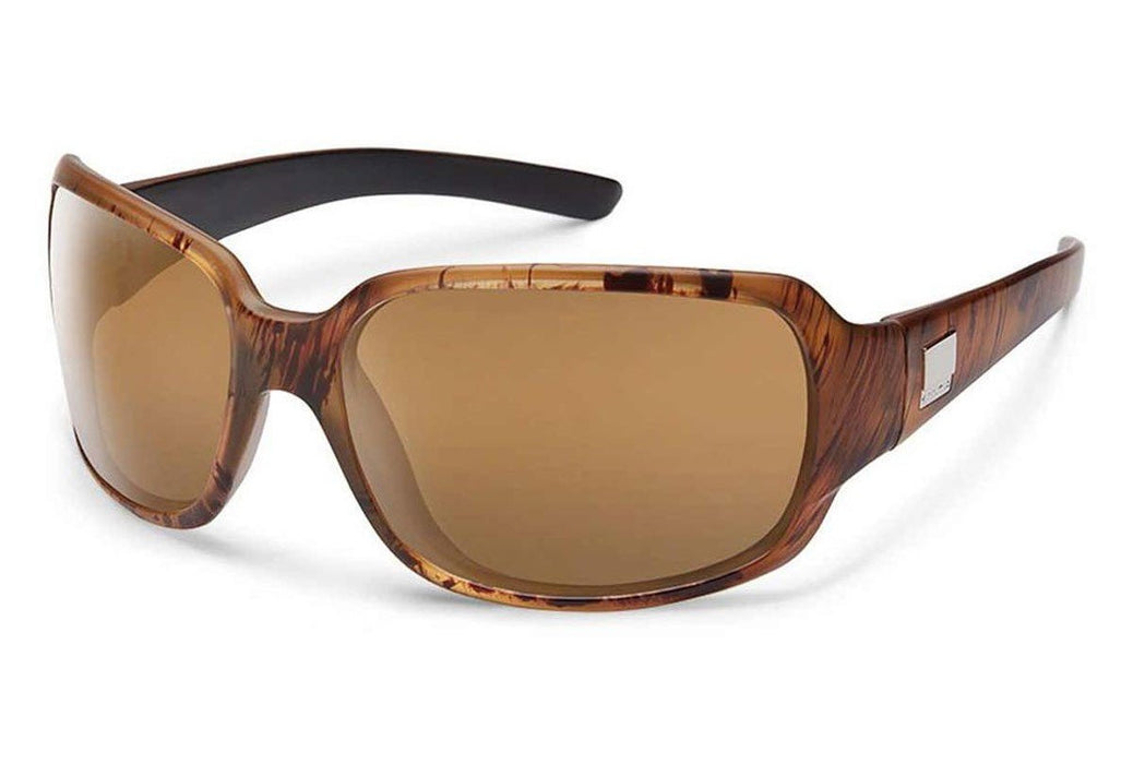 SunCloud Cookie Sunglasses Tortoise Back Paint, Polarized Sienna Mirror Lens