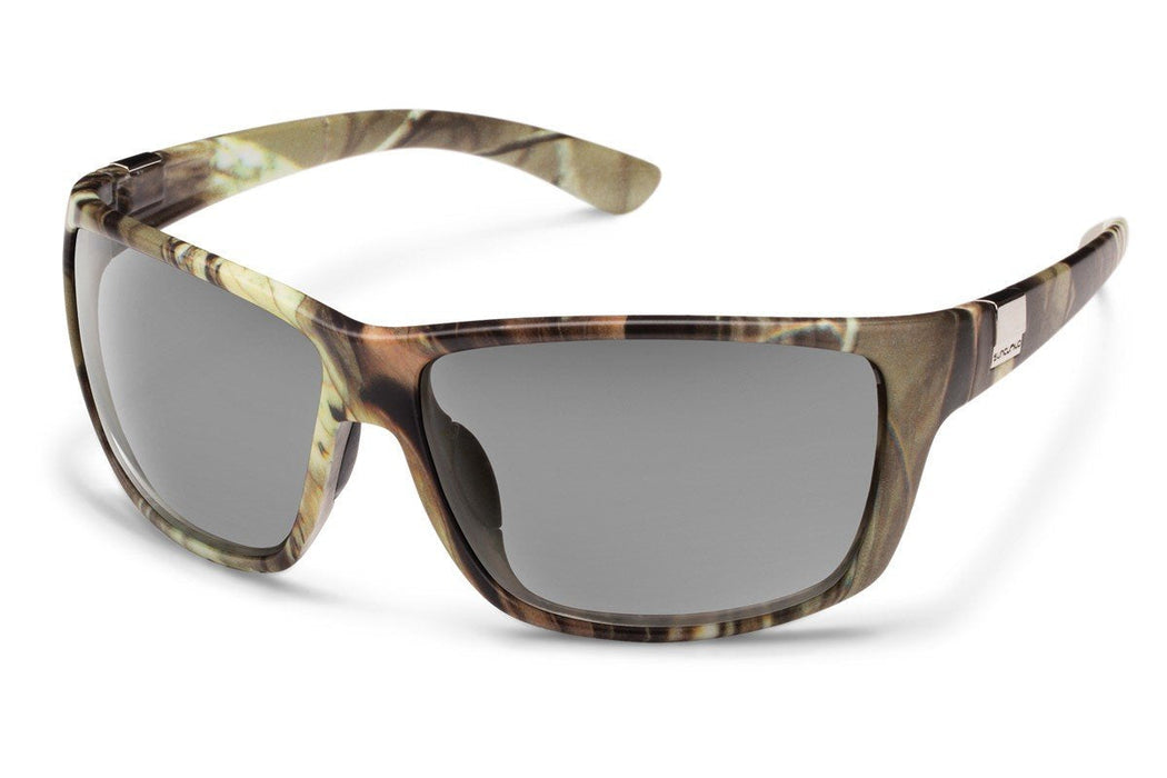 Suncloud Councilman Sunglasses Matte Camo Frame, Polarized Gray Lens New