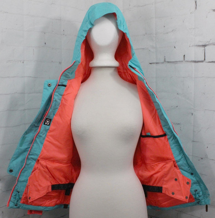 DC Data Insulated Snowboard Jacket Youth Girls Size Medium Ceramic New