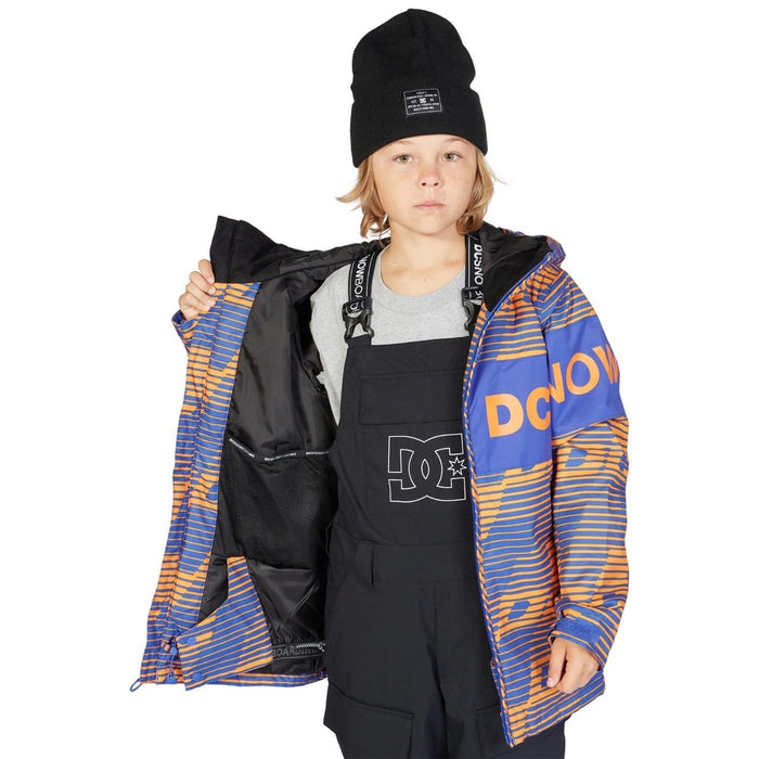 DC Propaganda Snowboard Jacket, Boys Youth Medium (12), DC Dash Royal Blue