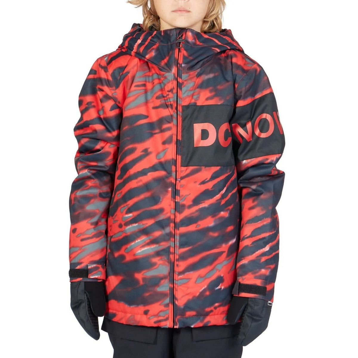 DC Propaganda Snowboard Jacket Boys Youth Medium 12 Angled Tie
