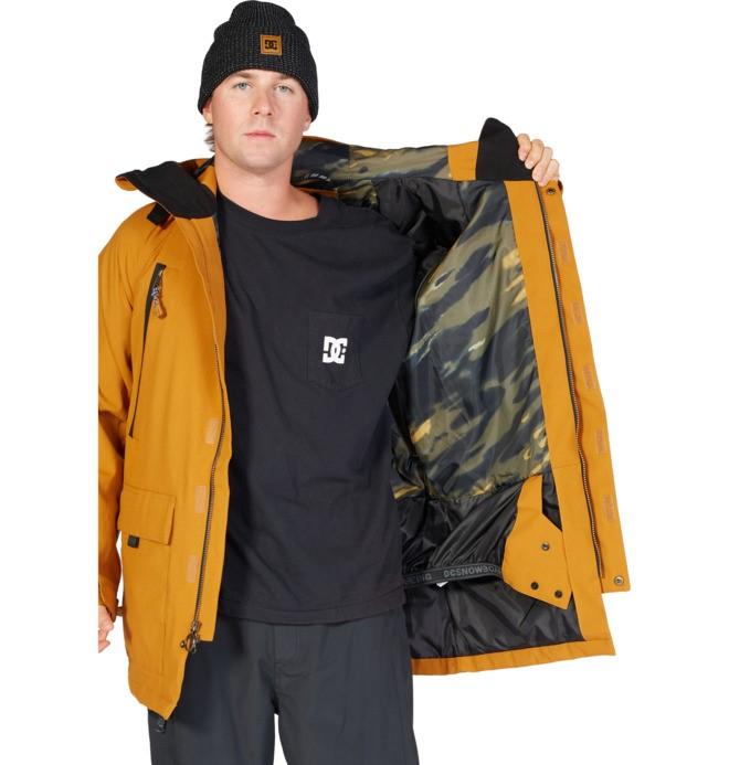 DC Stealth Parka Snowboard Jacket Men's Medium Cathay Spice