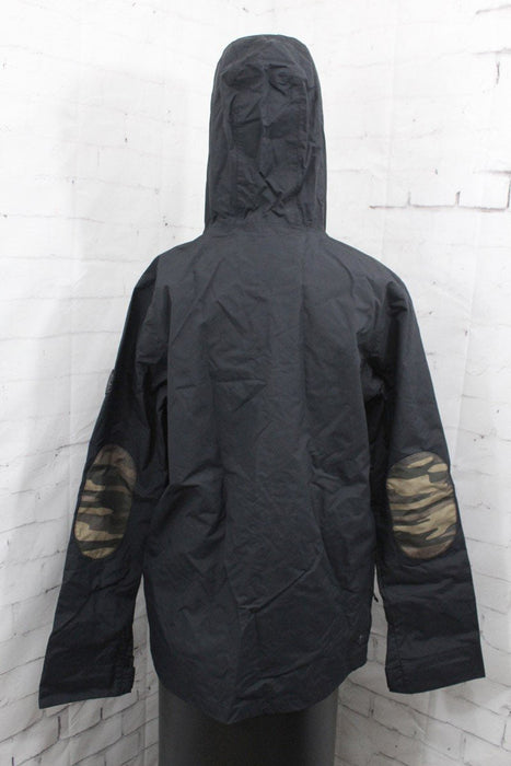 Dakine Glenwood Shell Snowboard Jacket, Men's Large, Black / Field Camo New