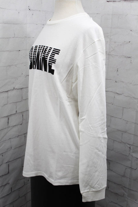 Dakine Skyline Long Sleeve Cotton T-Shirt, Men's Large, Off-White New