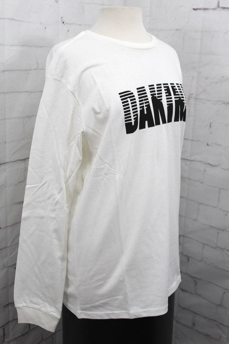 Dakine Skyline Long Sleeve Cotton T-Shirt, Men's Large, Off-White New