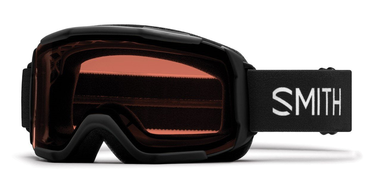 Smith Daredevil Youth Ski Snowboard Goggles Black Frame, RC36 Lens New
