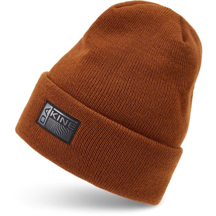Dakine Edwin Double Layer Beanie, Acrylic Knit, Unisex One Size, Red Earth Brown