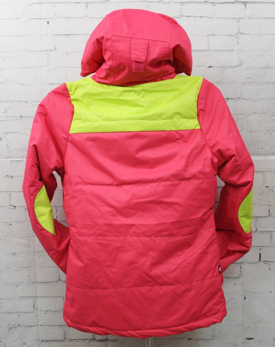 686 Youth Girls Ella Insulated Snowboard Jacket Med Fuschia Colorblock