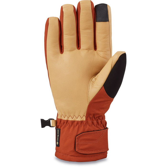 Dakine Fleetwood GoreTex Short Snowboard Gloves Women's Medium Gingerbread/Tan