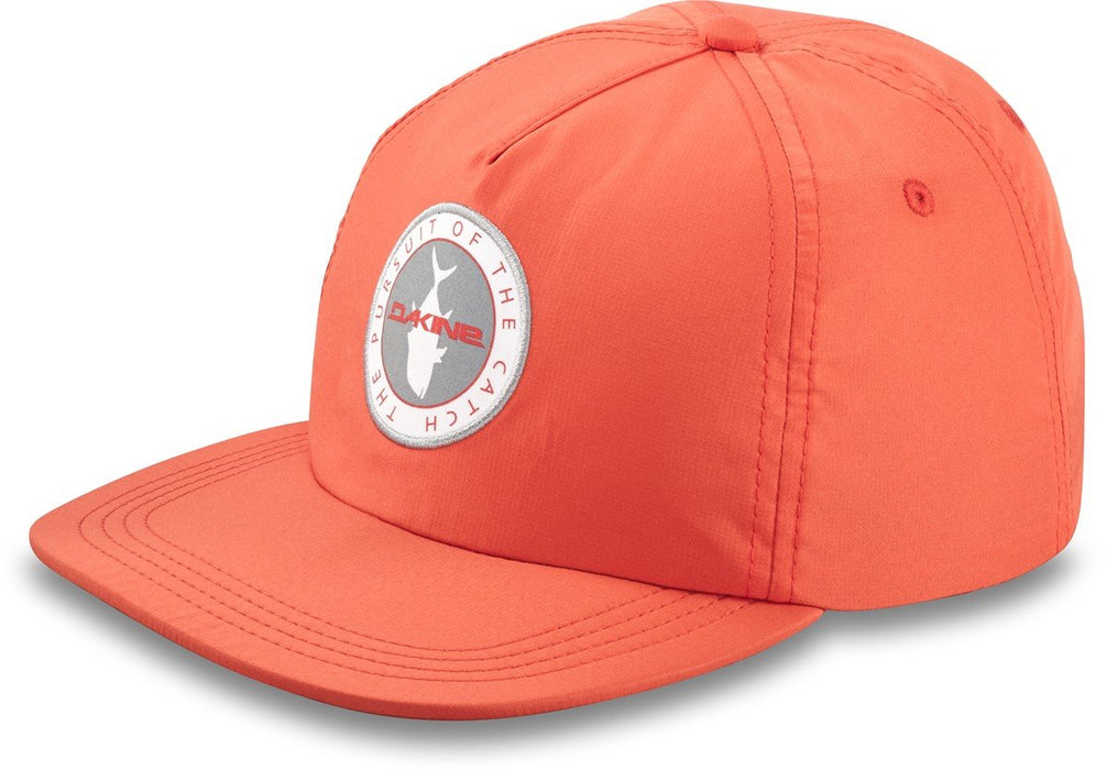 Dakine Fresh Catch Unstructured Cap Snapback Flat Brim Hat Sun Flare Orange New