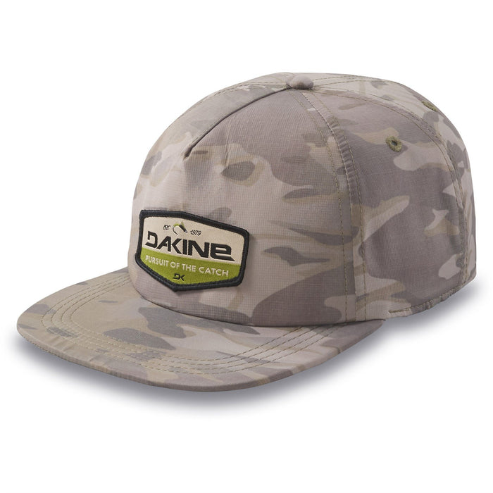 Dakine Fresh Catch Unstructured Cap Snapback Flat Brim Hat Vintage Camo New