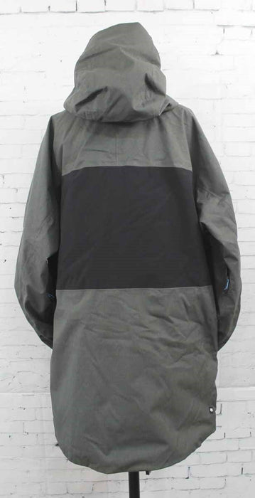 686 Mens GLCR Ether Down Thermagraph™ Jacket Large Charcoal Colorblock