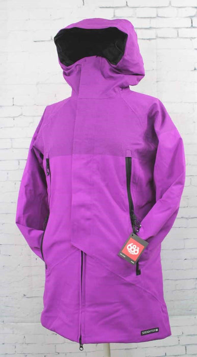 686 Womens GLCR Prism Infiloft™ Snowboard Jacket Small Violet Engineered