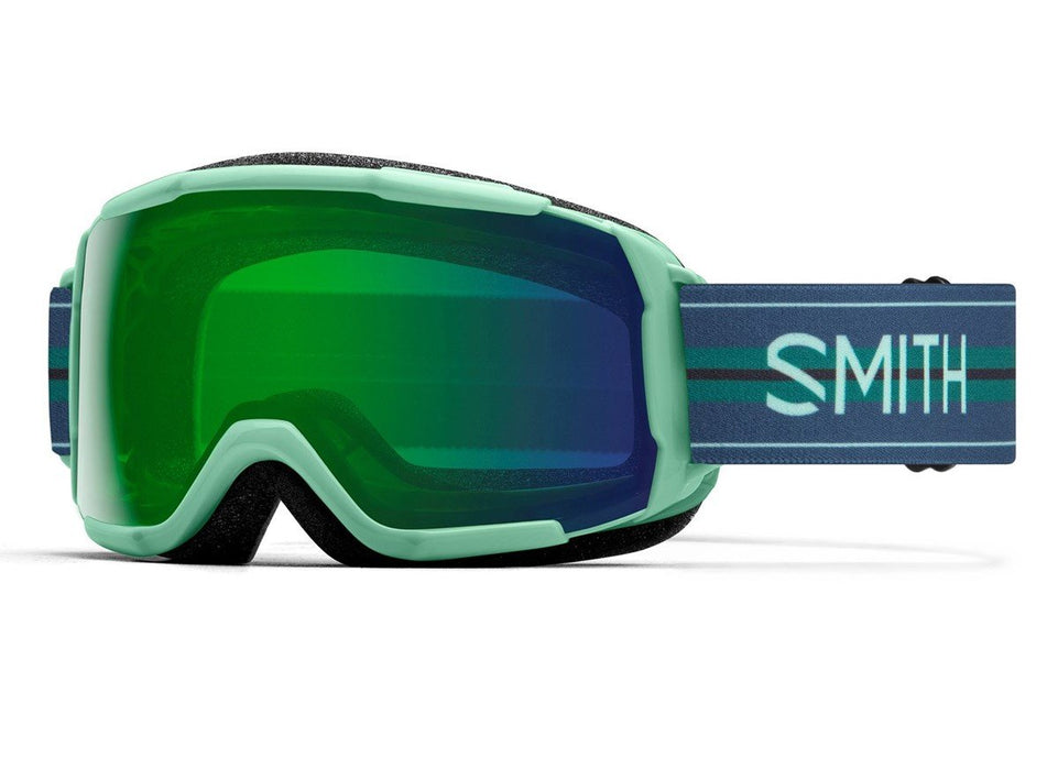 Smith Grom Youth Snow Goggles Bermuda Stripes, Everyday Green Mirror Lens 2022
