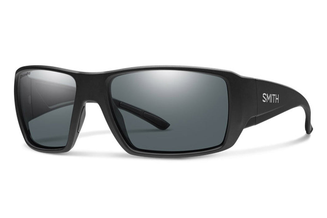 Smith Guides Choice XL Sunglasses Matte Black, Polarized Gray Glass Lenses New