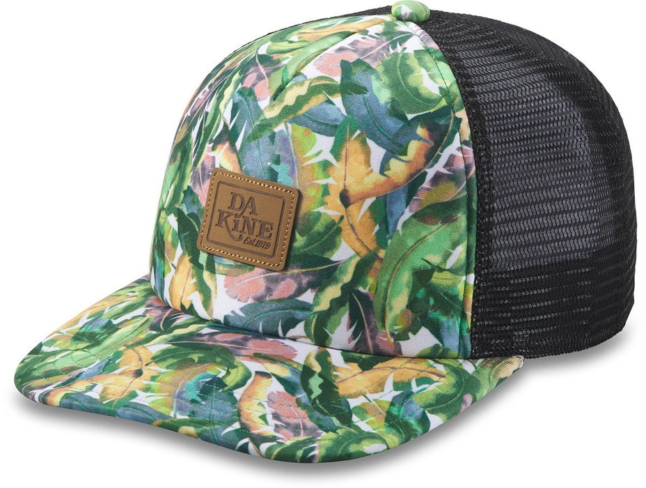Dakine Hula Trucker Hat Snapback Cap Women's Palm Grove Print New