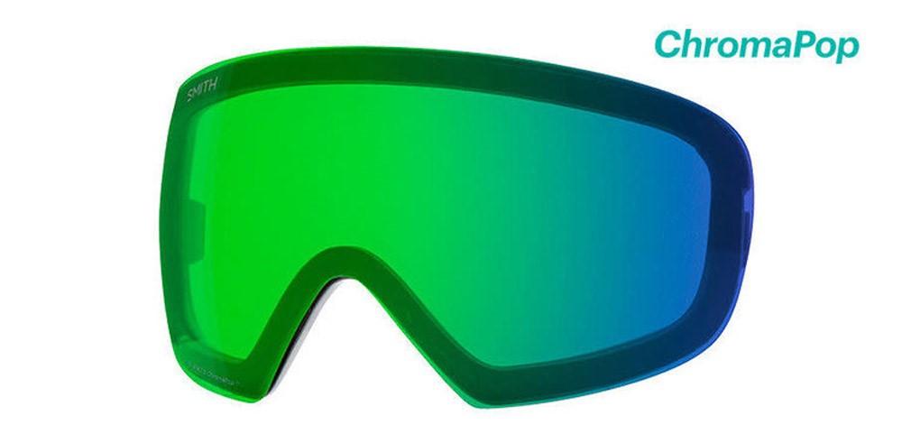 Smith I/O Mag S Goggle Replacement Lens, ChromaPop Sun Green Mirror New