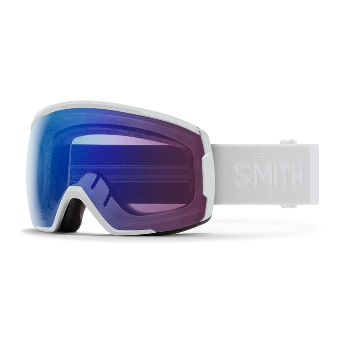Smith Proxy Ski/Snow Goggles White Vapor, ChromaPop Photochromic Rose Flash Lens