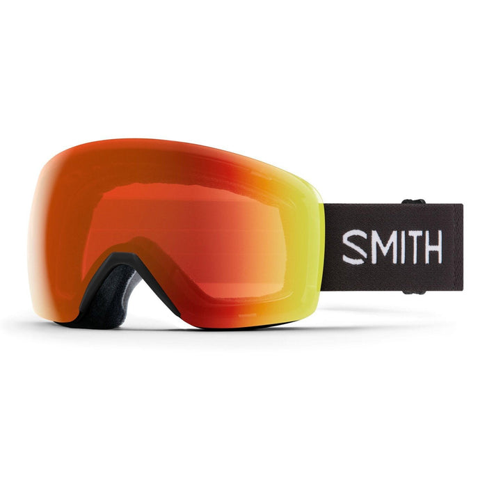 Smith Skyline Ski / Snow Goggles Black Frame, Chromapop Everyday Red Mirror Lens